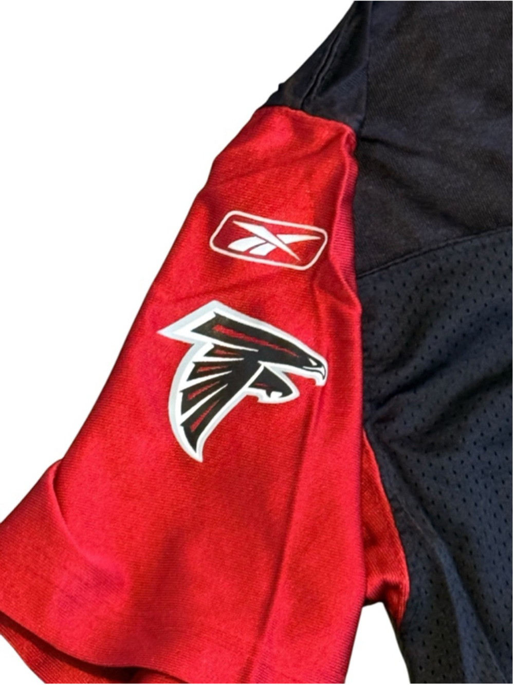 Michael Vick Atlanta Falcons #7 NFL Reebok Jersey Youth XL 18-20 Black Red - Picture 5 of 10